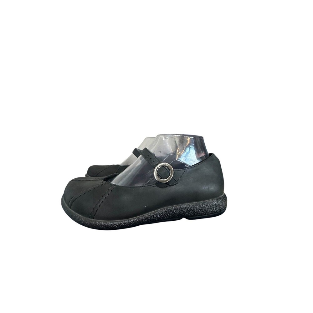 Dansko Giselle Mary Jane Women EU37 US 7 Black Nubuck Leather Comfort Shoes
